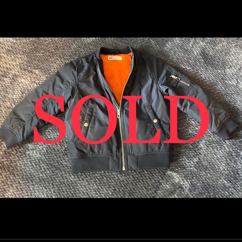 **SOLD**H&M kids bomber jacket